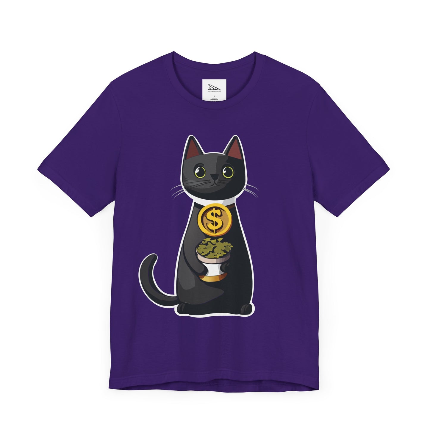 Black Cat Catnip Dealer Unisex Jersey Short Sleeve Tee