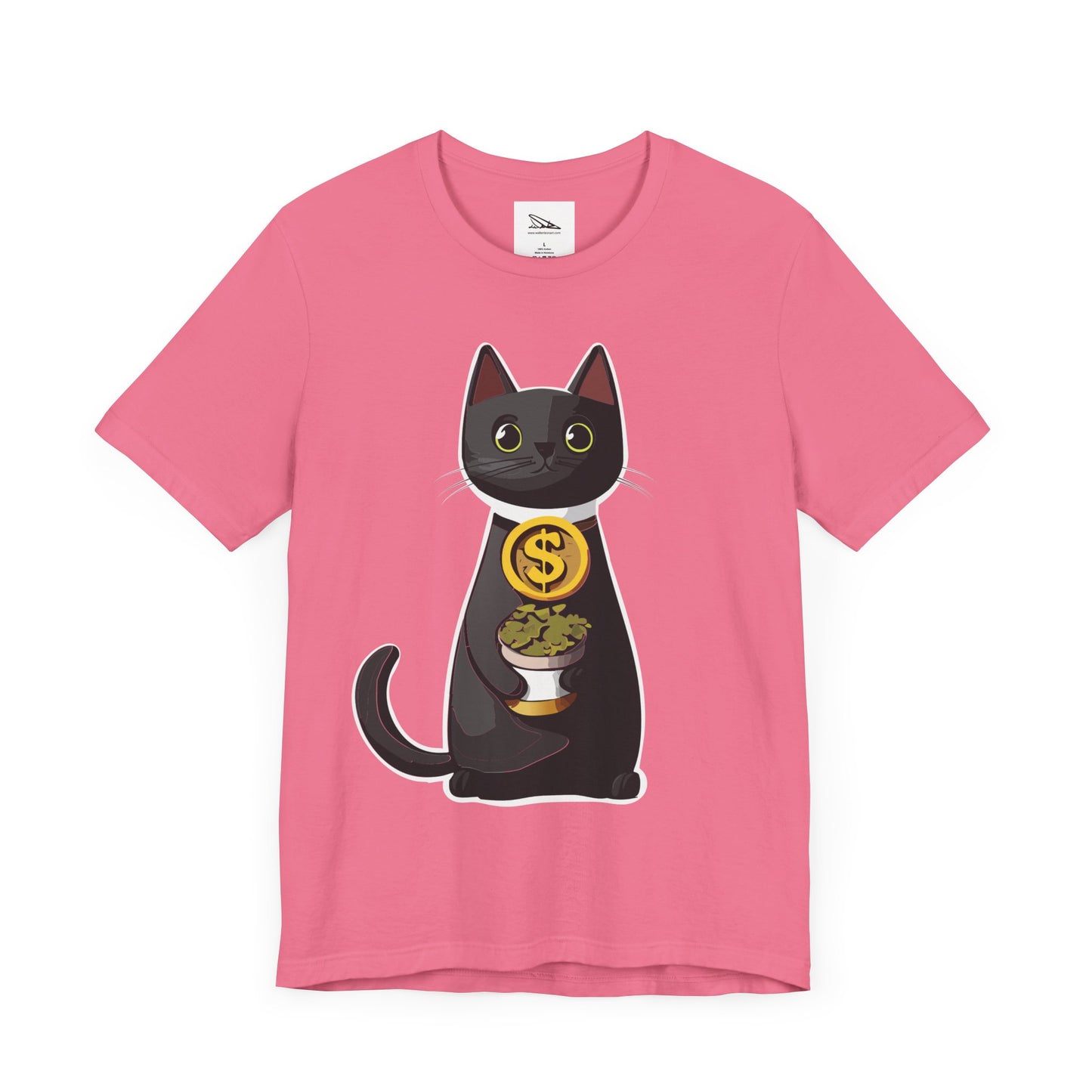 Black Cat Catnip Dealer Unisex Jersey Short Sleeve Tee