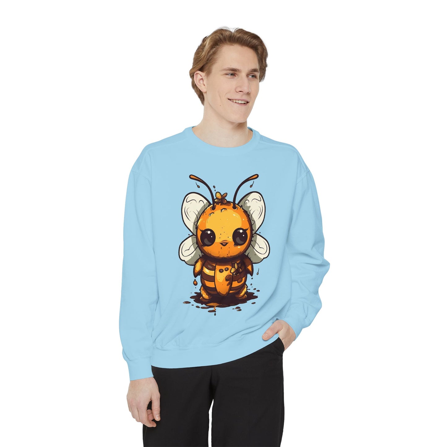 Bumble "Honey" Bee Unisex Garment-Dyed Sweatshirt