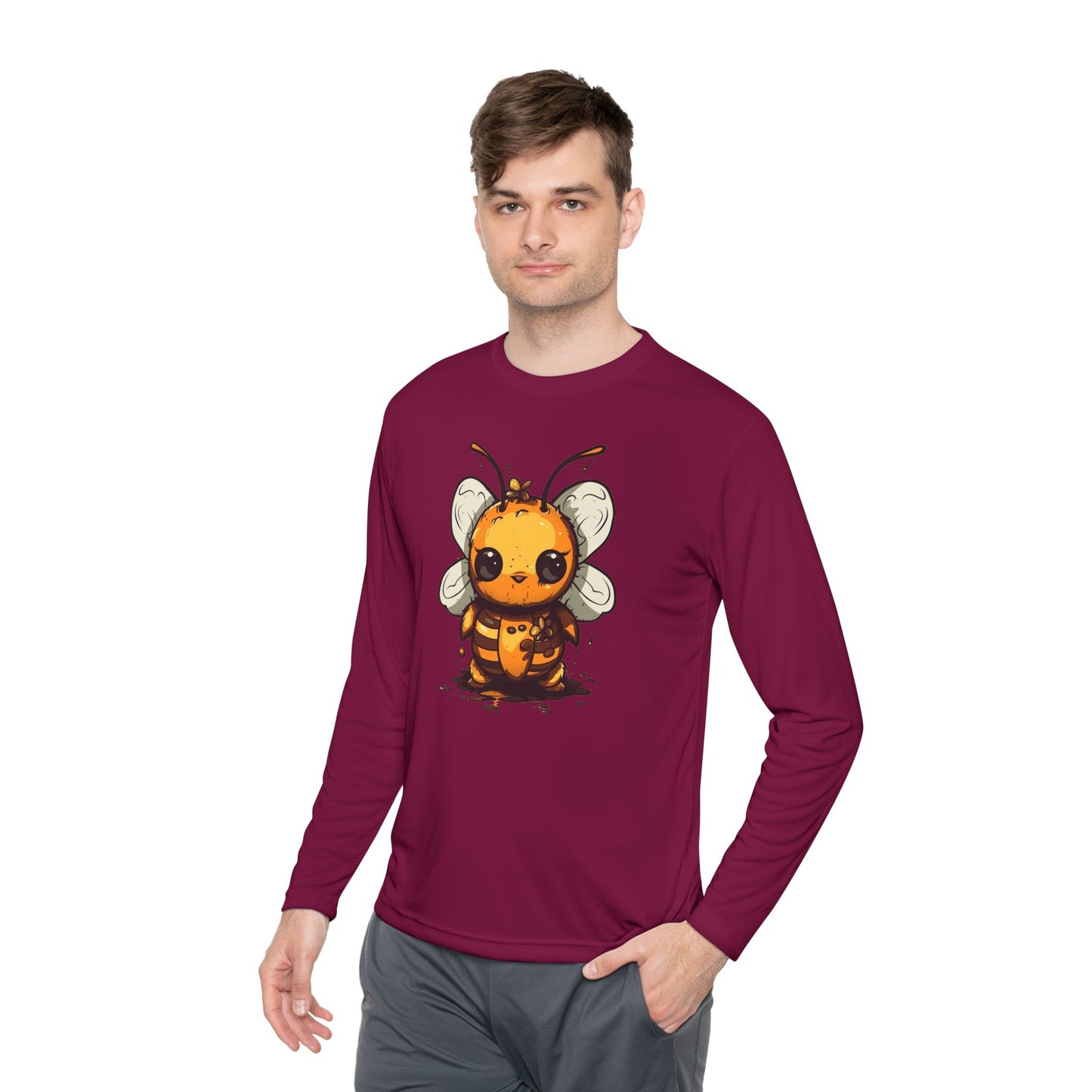 Bumble "Honey" Bee Unisex Lightweight Long Sleeve Tee