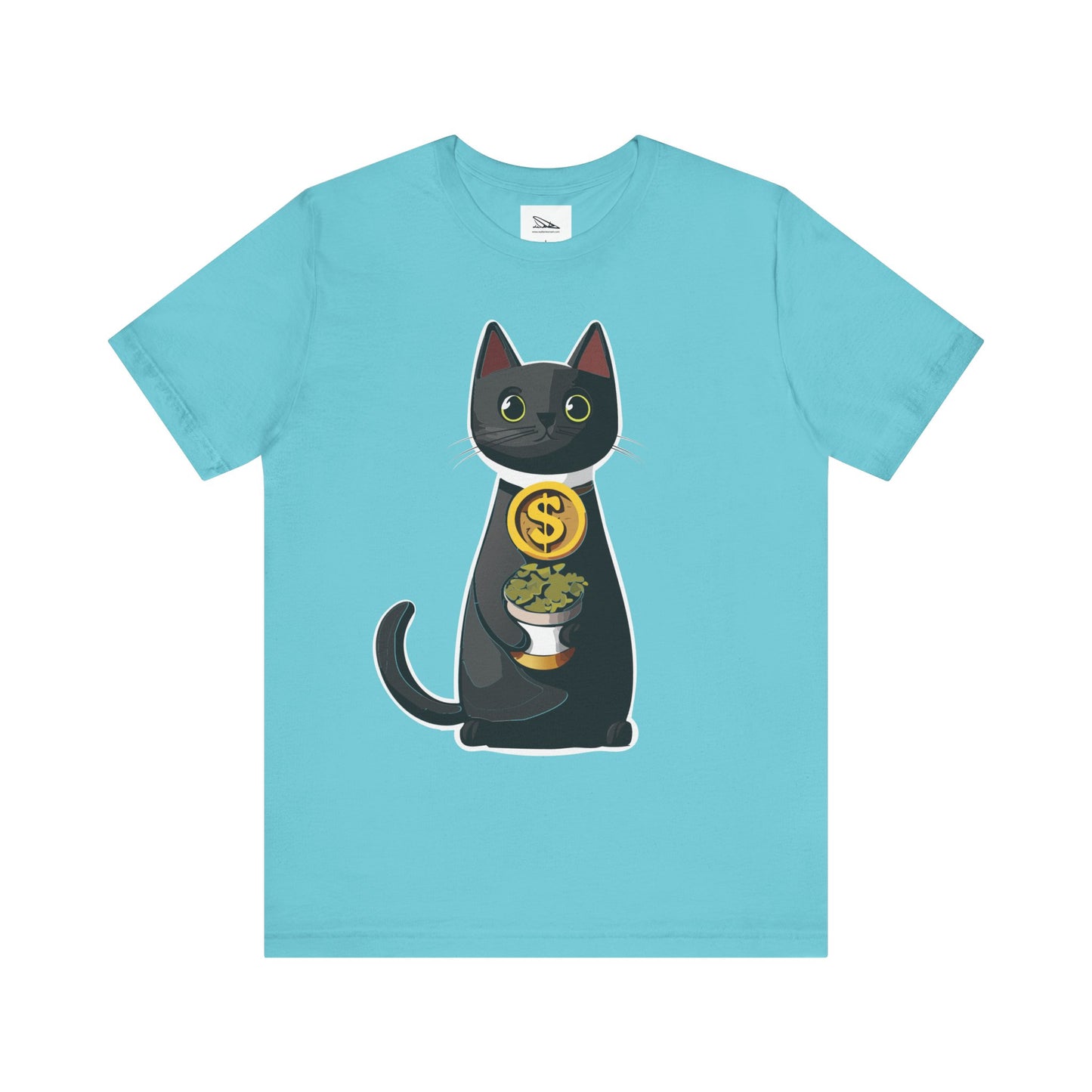 Black Cat Catnip Dealer Unisex Jersey Short Sleeve Tee