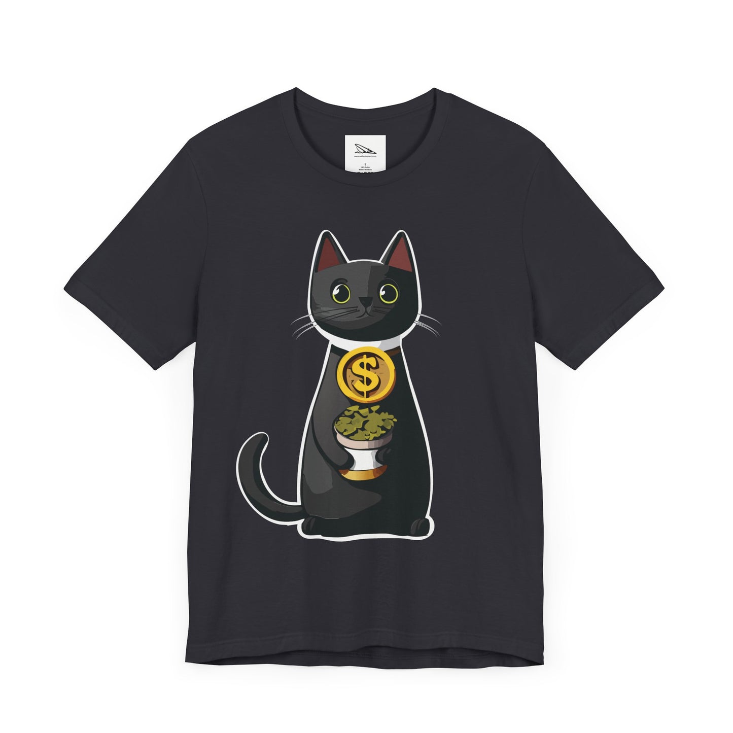 Black Cat Catnip Dealer Unisex Jersey Short Sleeve Tee