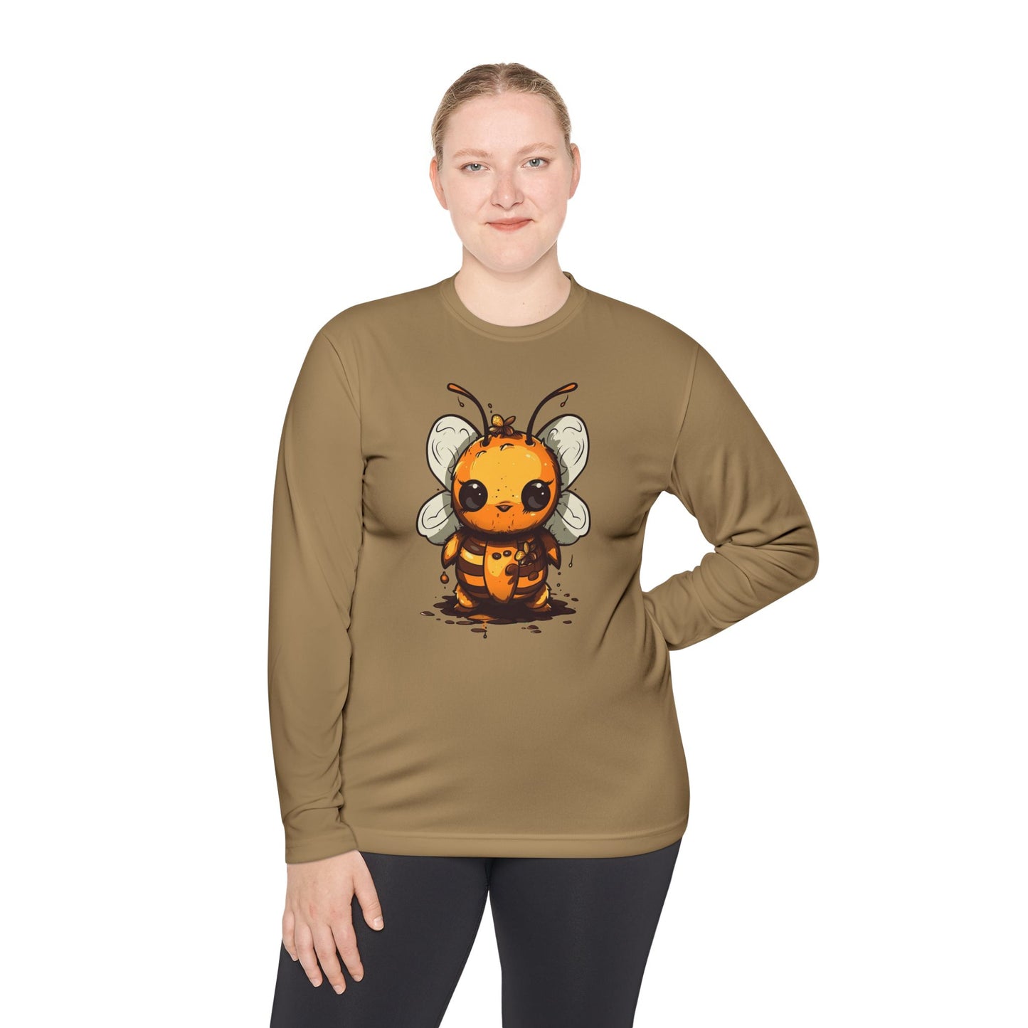 Bumble "Honey" Bee Unisex Lightweight Long Sleeve Tee