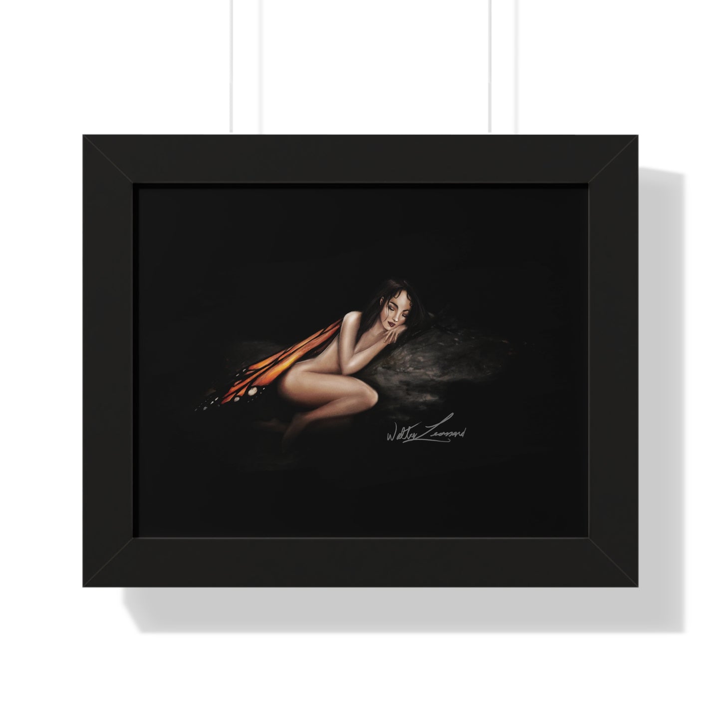 Monarch Faerie Framed Horizontal Poster
