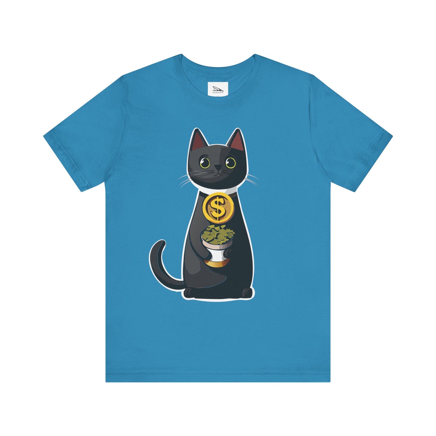 Black Cat Catnip Dealer Unisex Jersey Short Sleeve Tee