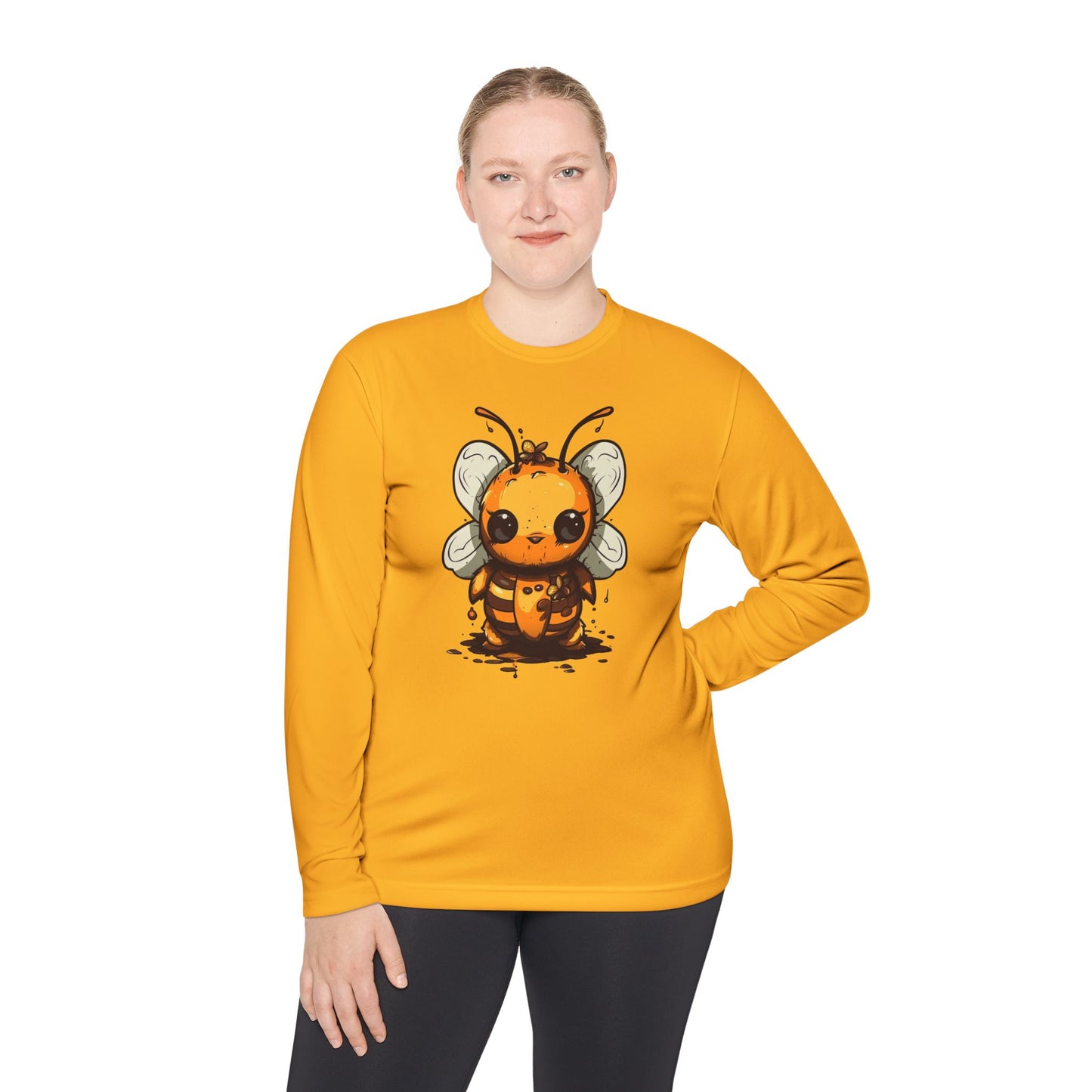 Bumble "Honey" Bee Unisex Lightweight Long Sleeve Tee