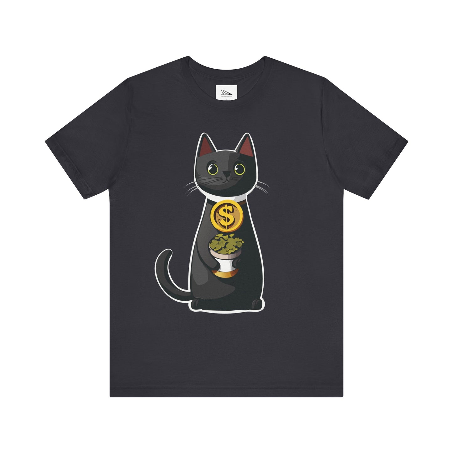 Black Cat Catnip Dealer Unisex Jersey Short Sleeve Tee