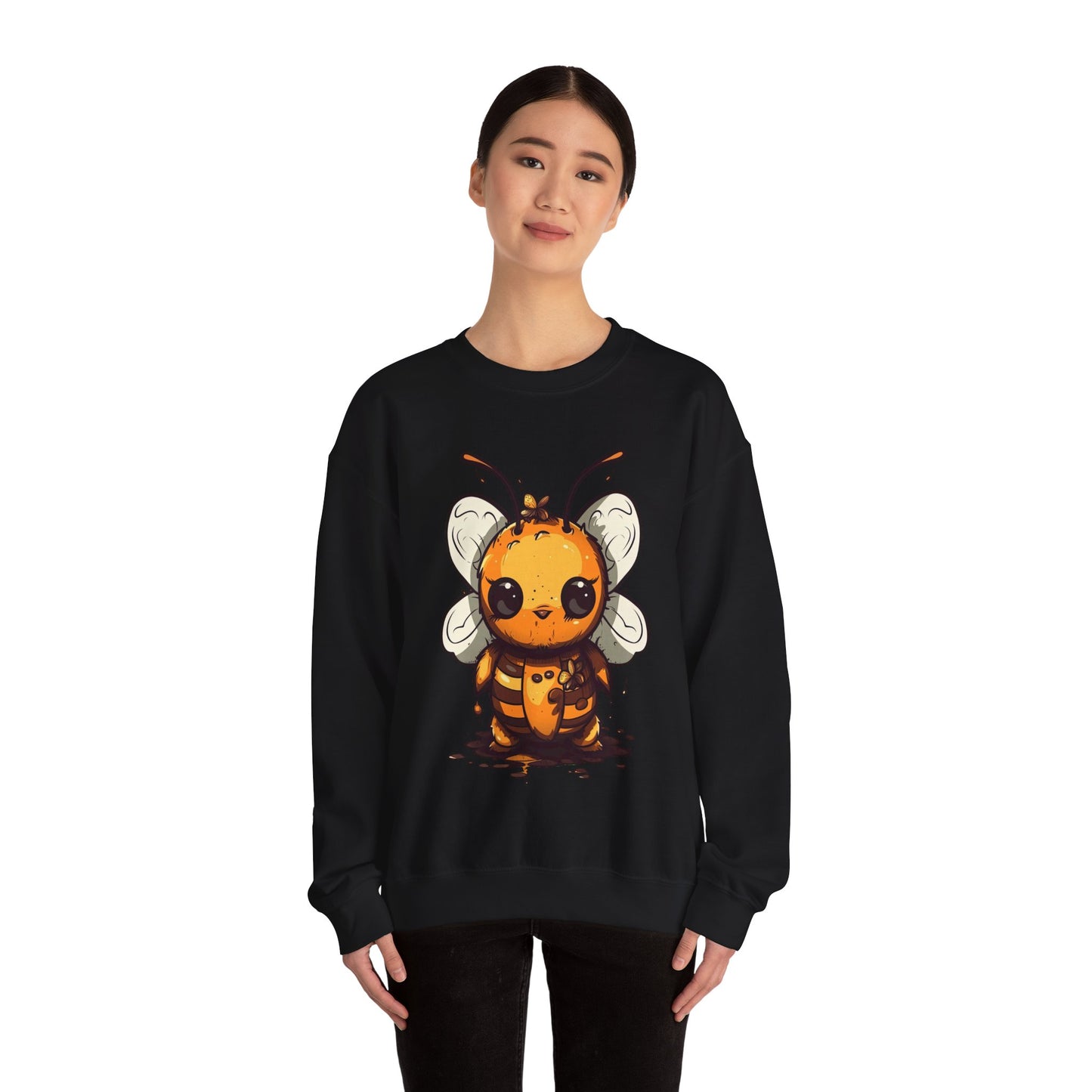 Bumble "Honey" Bee Unisex Heavy Blend™ Crewneck Sweatshirt