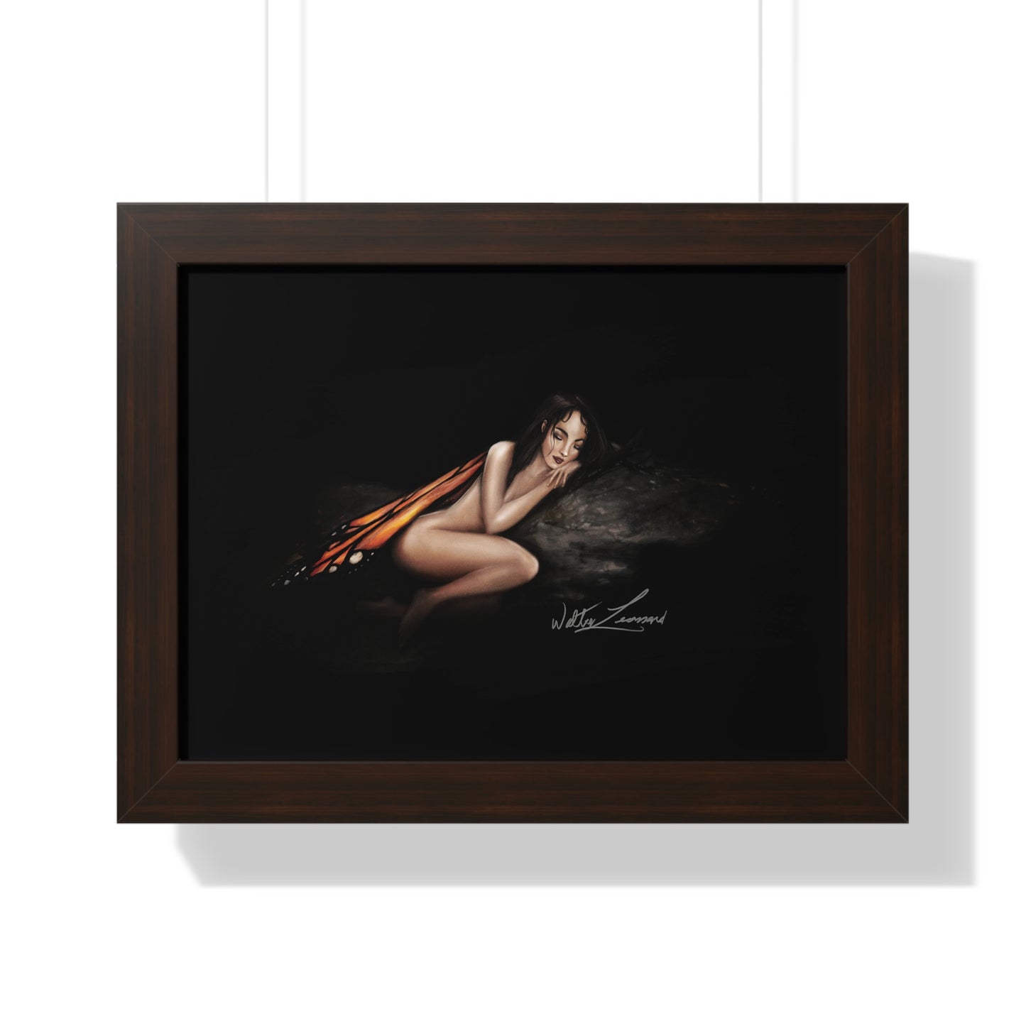 Monarch Faerie Framed Horizontal Poster