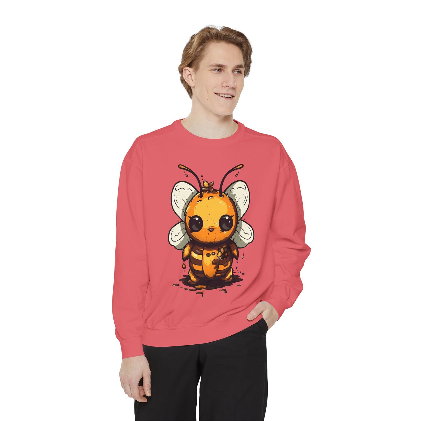 Bumble "Honey" Bee Unisex Garment-Dyed Sweatshirt
