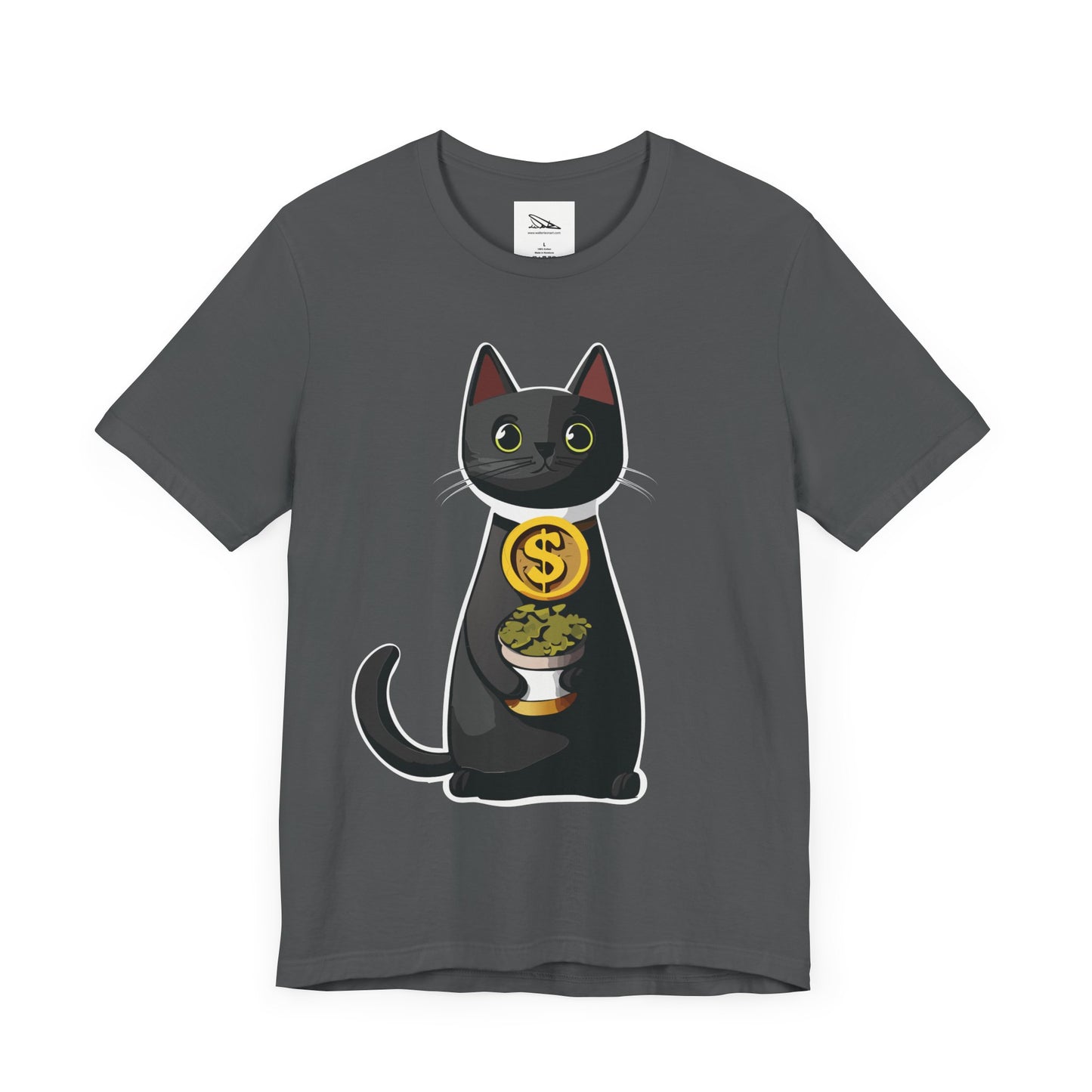 Black Cat Catnip Dealer Unisex Jersey Short Sleeve Tee