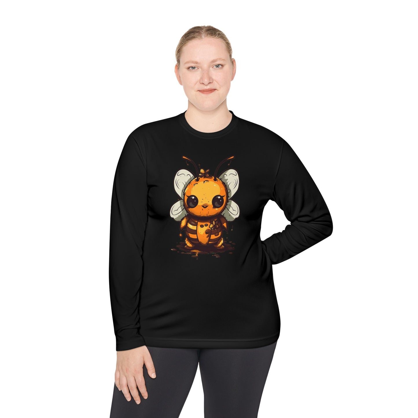 Bumble "Honey" Bee Unisex Lightweight Long Sleeve Tee