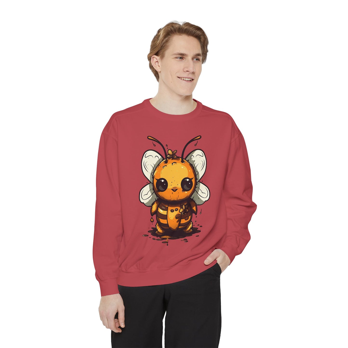 Bumble "Honey" Bee Unisex Garment-Dyed Sweatshirt