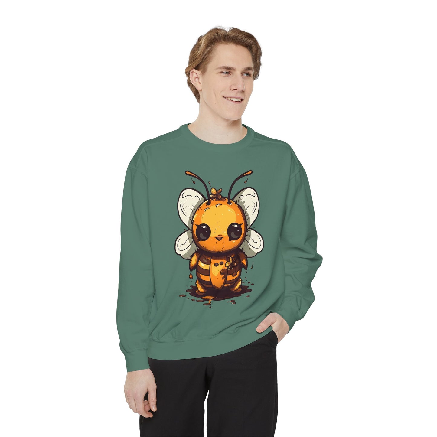 Bumble "Honey" Bee Unisex Garment-Dyed Sweatshirt