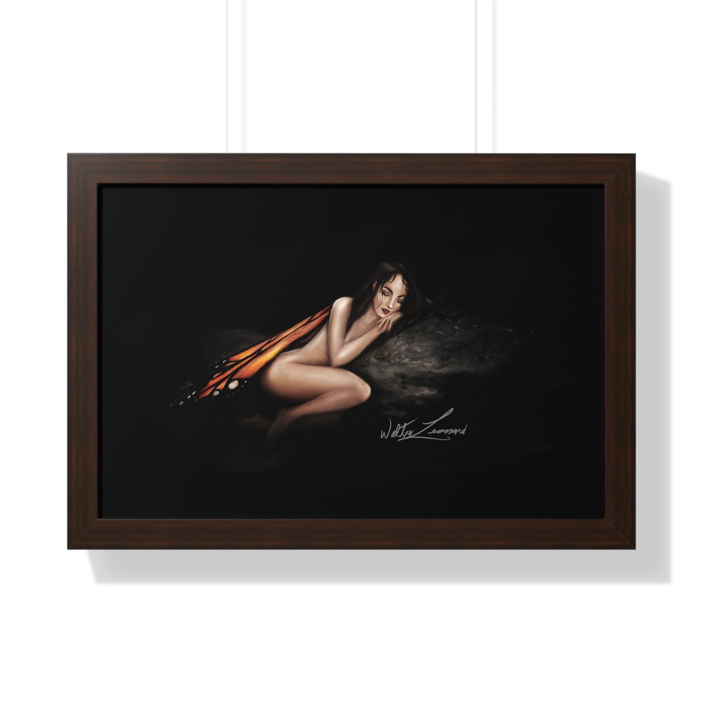 Monarch Faerie Framed Horizontal Poster