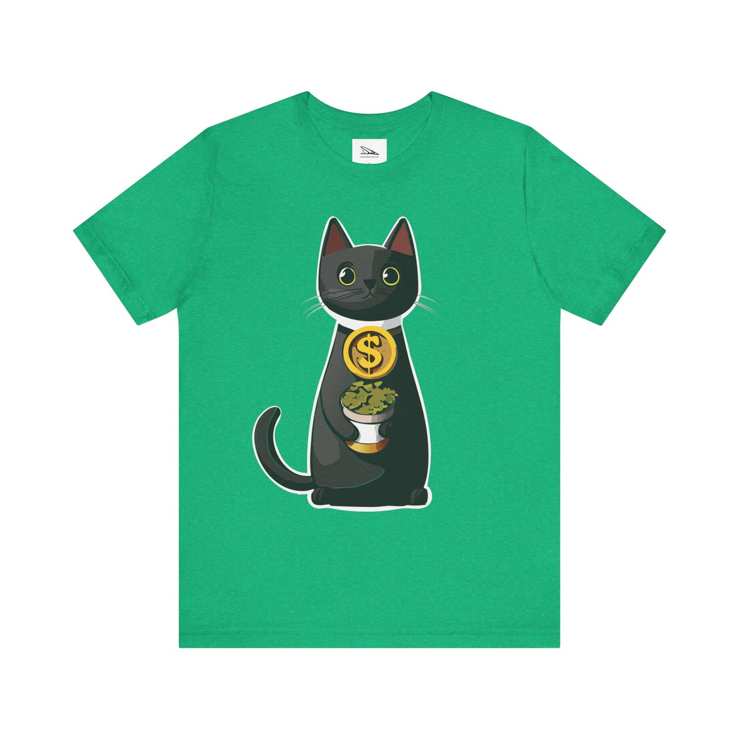 Black Cat Catnip Dealer Unisex Jersey Short Sleeve Tee