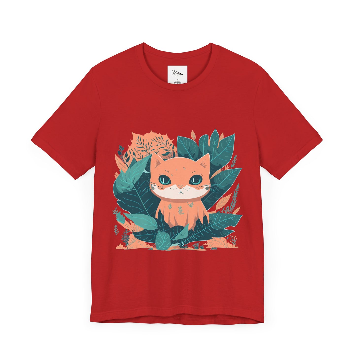 Autumn Cat Unisex Jersey Short Sleeve Tee