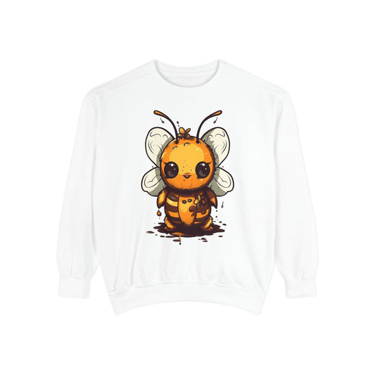 Bumble "Honey" Bee Unisex Garment-Dyed Sweatshirt