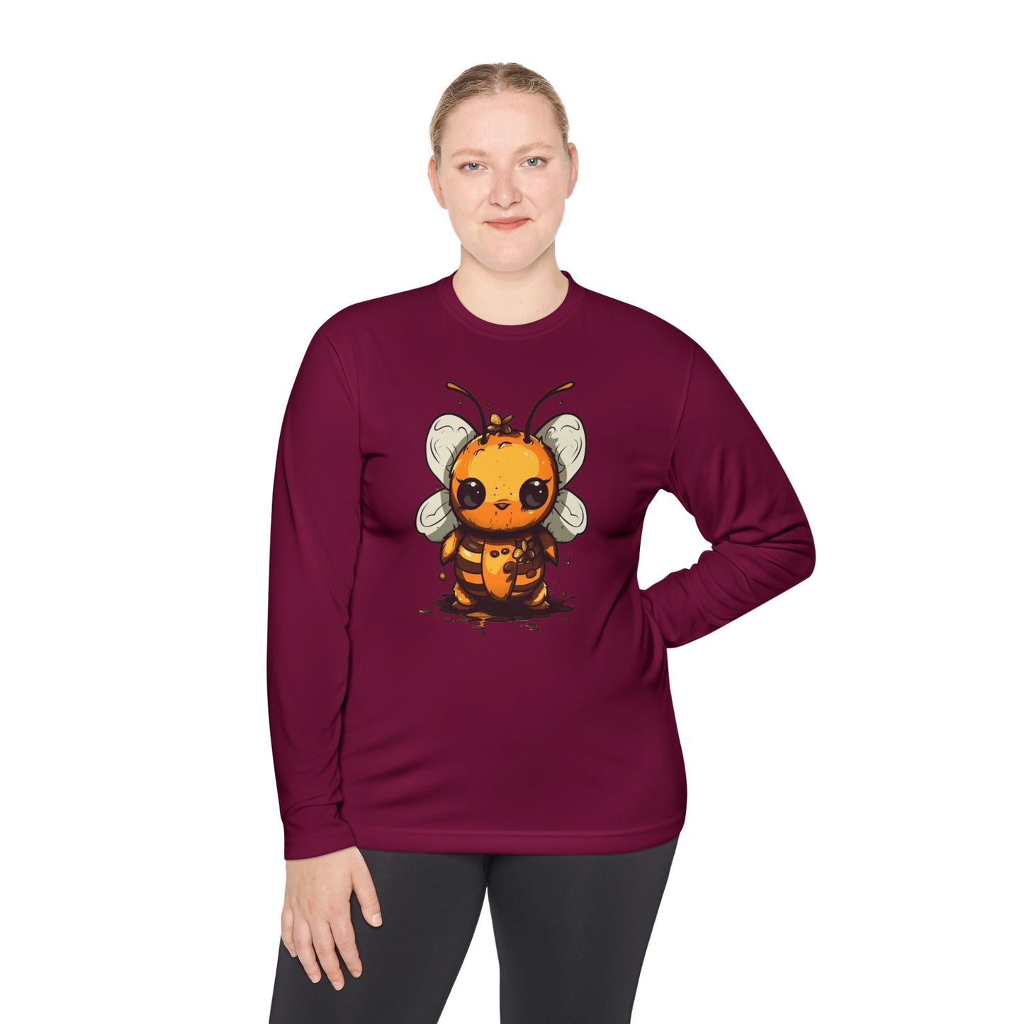 Bumble "Honey" Bee Unisex Lightweight Long Sleeve Tee