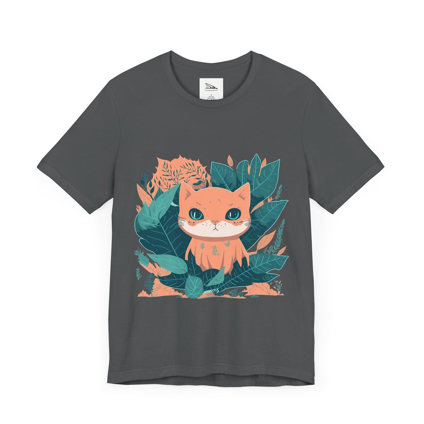 Autumn Cat Unisex Jersey Short Sleeve Tee