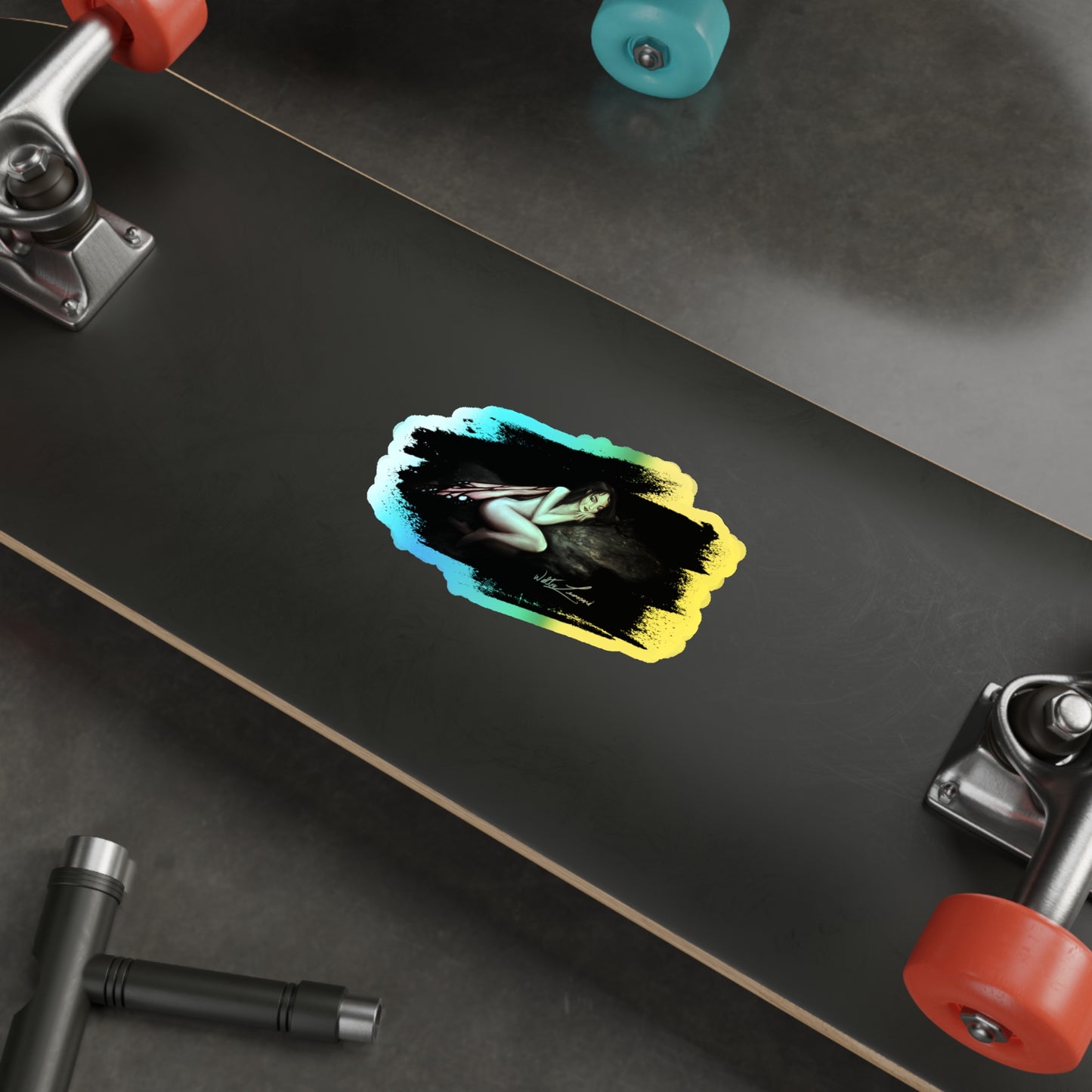 Monarch Faerie Holographic Die-cut Stickers