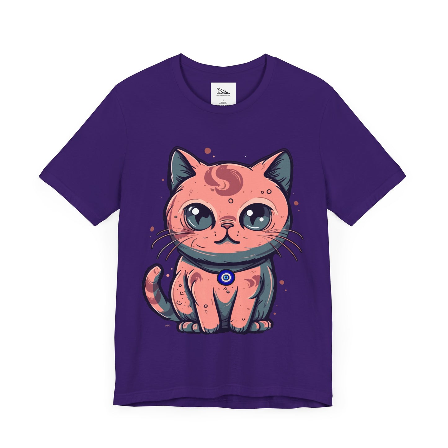 Cosmic Cat Unisex Jersey Short Sleeve Tee