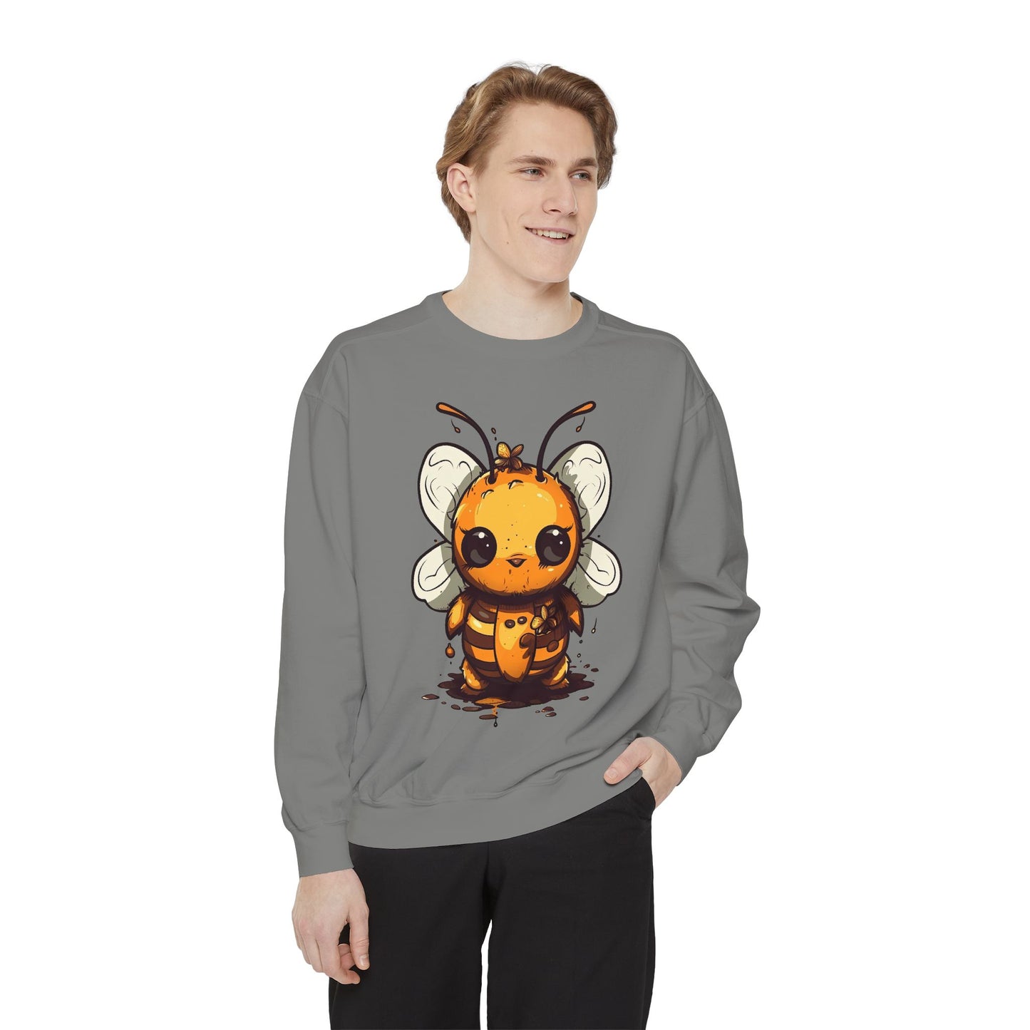 Bumble "Honey" Bee Unisex Garment-Dyed Sweatshirt