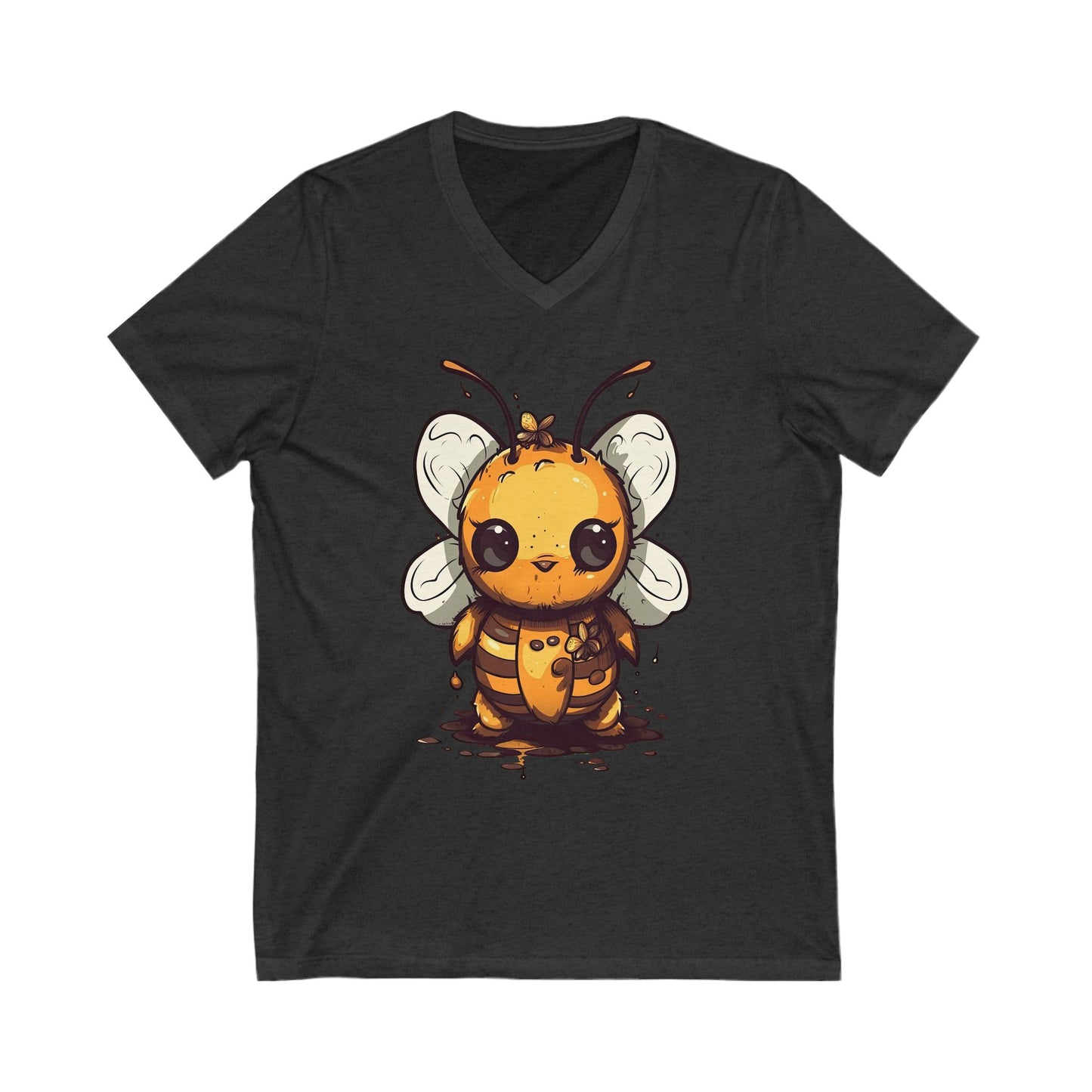 Bumble "Honey" Bee Unisex Jersey Short Sleeve V-Neck Tee