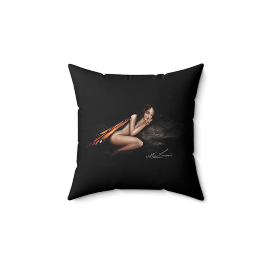 Monarch Faerie - Spun Polyester Square Pillow