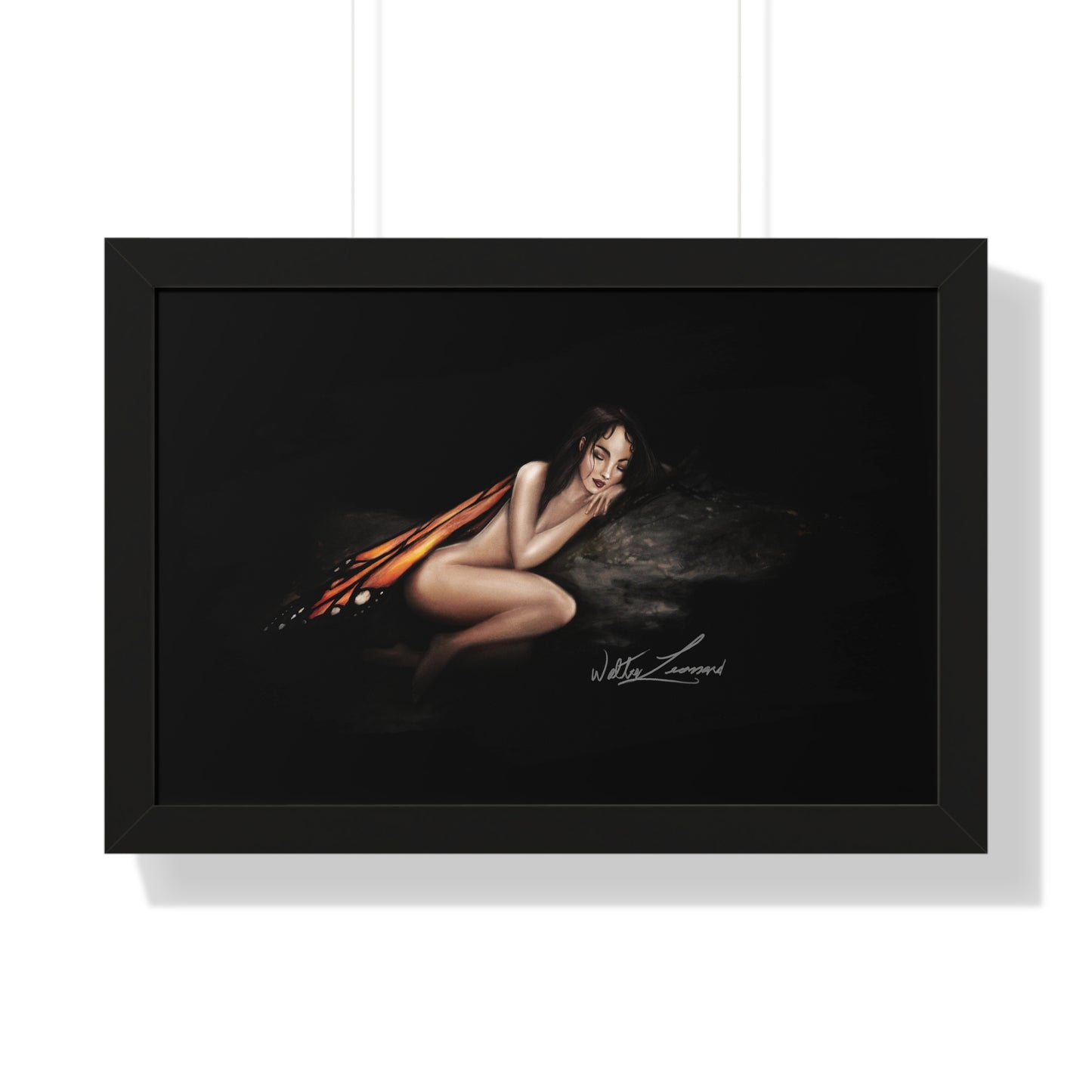 Monarch Faerie Framed Horizontal Poster