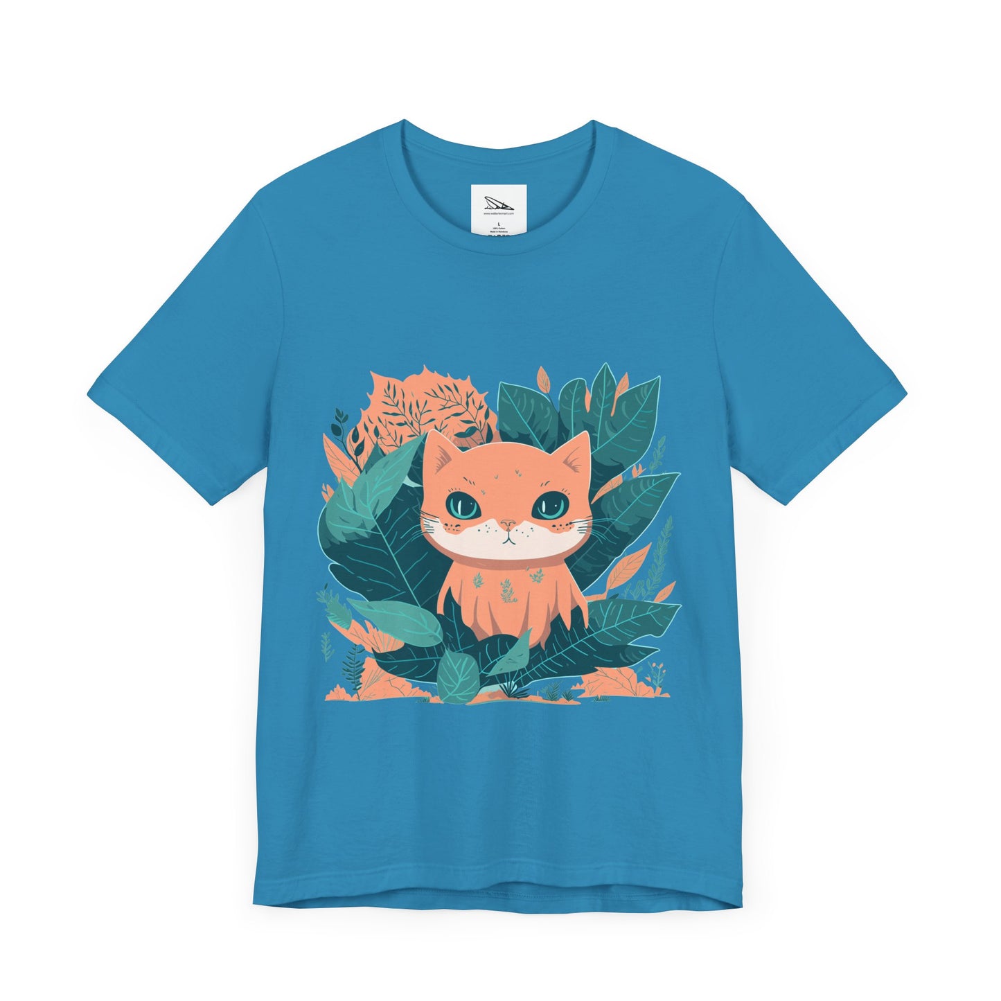 Autumn Cat Unisex Jersey Short Sleeve Tee