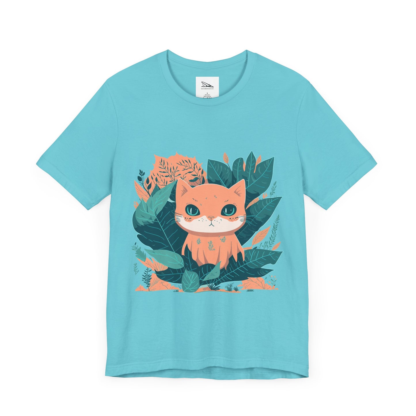 Autumn Cat Unisex Jersey Short Sleeve Tee