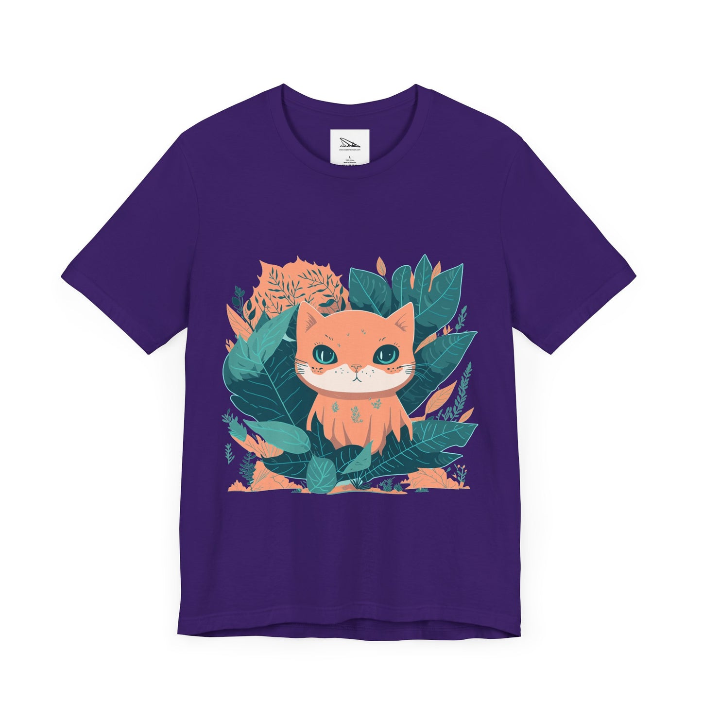 Autumn Cat Unisex Jersey Short Sleeve Tee