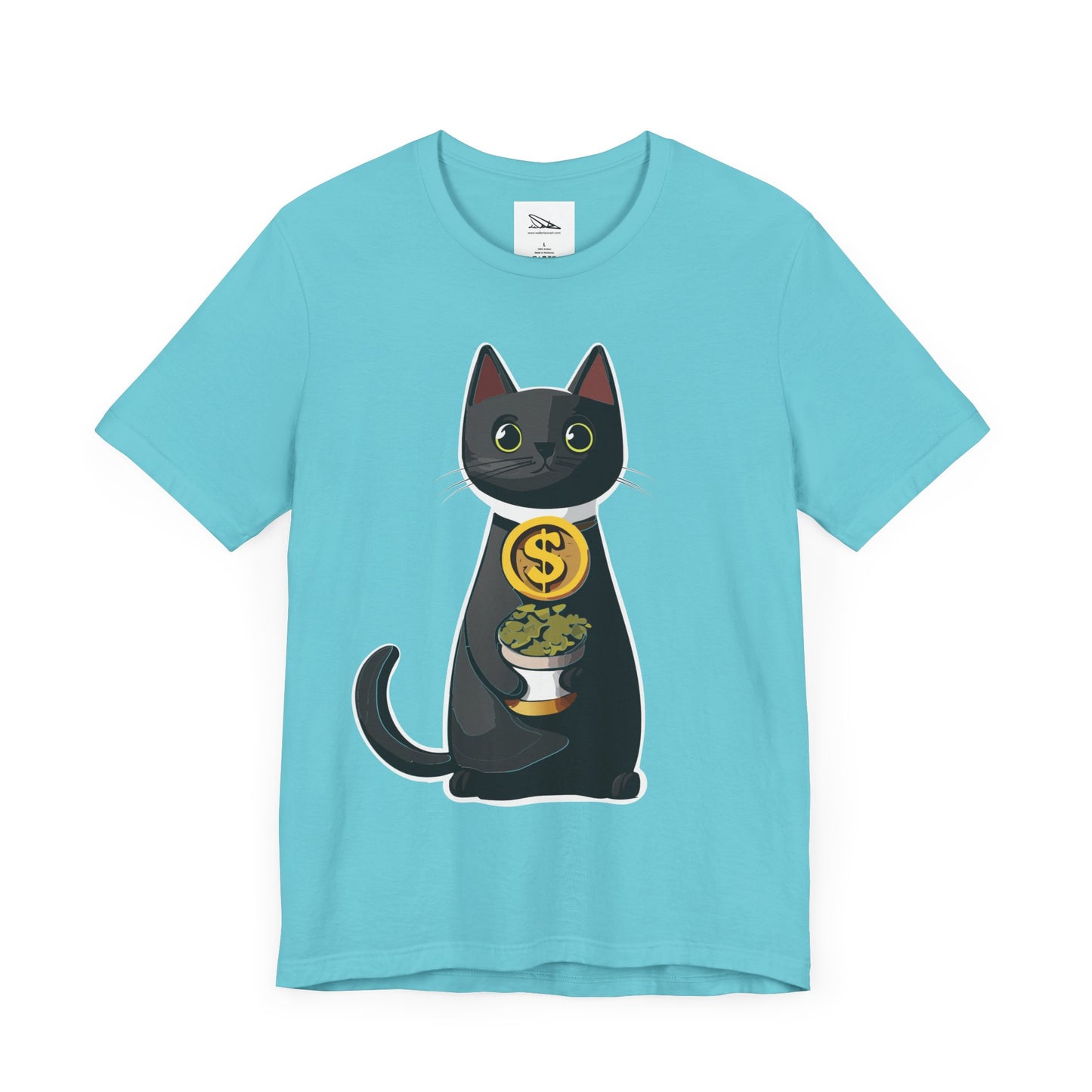 Black Cat Catnip Dealer Unisex Jersey Short Sleeve Tee