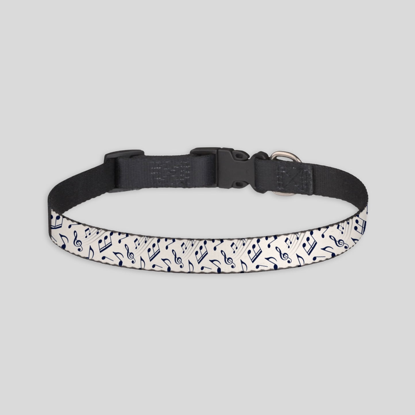 Music Notes Clip-on Pet Collar for Dogs and Cats, Customizable Pet Accessories, Perfect for Pet Birthdays, Holidays, and Everyday Style