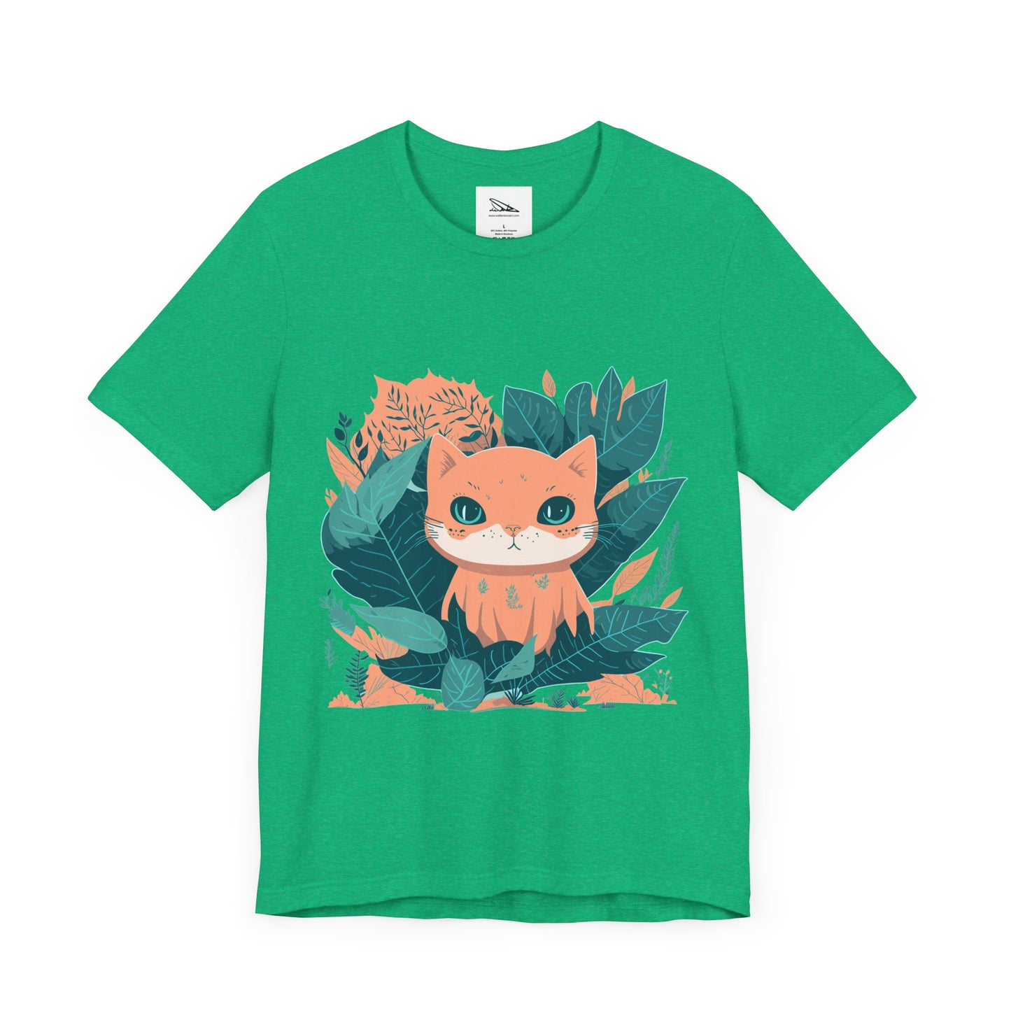 Autumn Cat Unisex Jersey Short Sleeve Tee