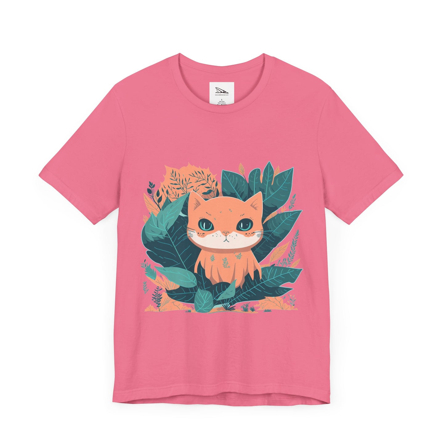 Autumn Cat Unisex Jersey Short Sleeve Tee