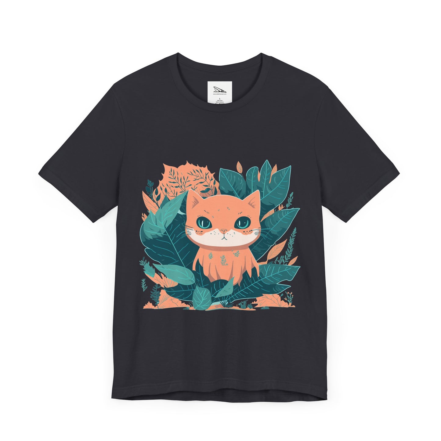 Autumn Cat Unisex Jersey Short Sleeve Tee