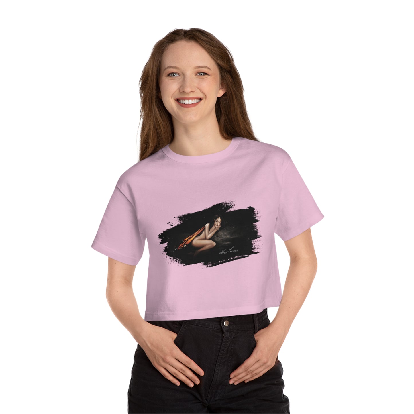 Monarch Faerie Champion Women's Heritage Cropped T-Shirt