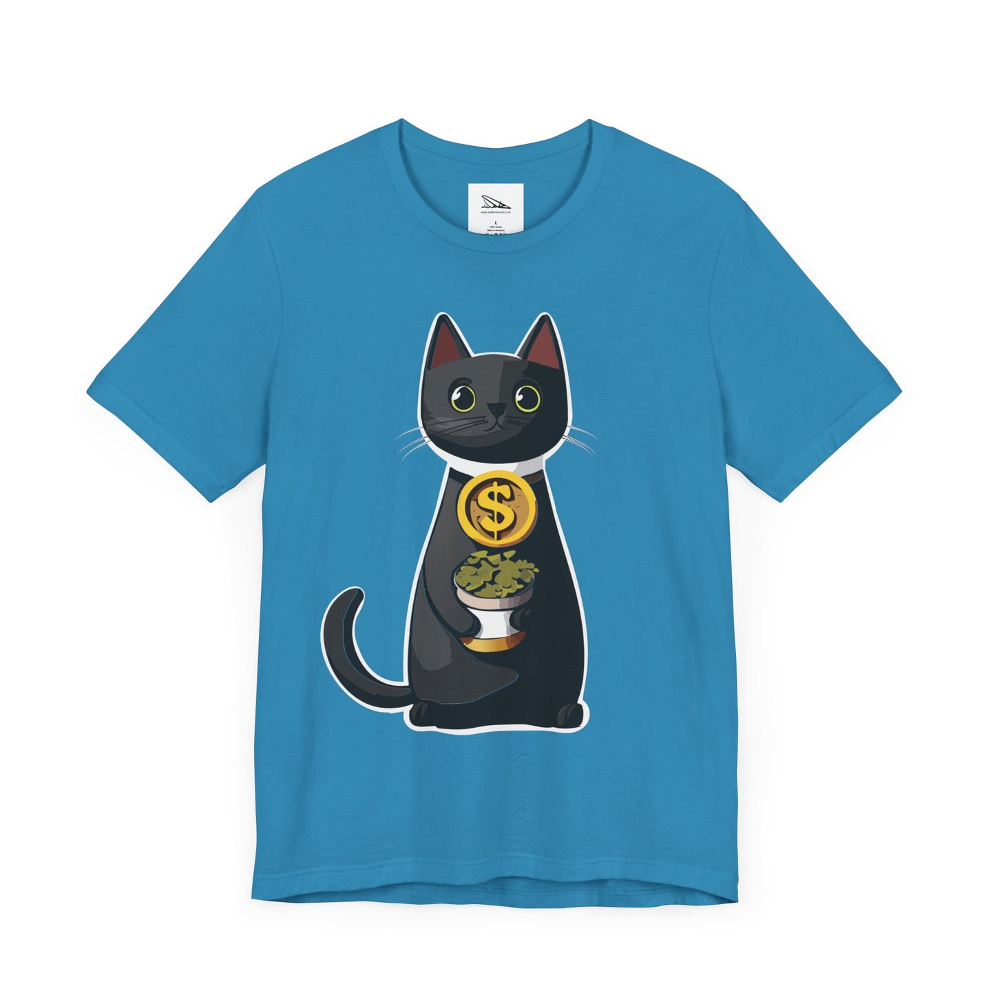 Black Cat Catnip Dealer Unisex Jersey Short Sleeve Tee