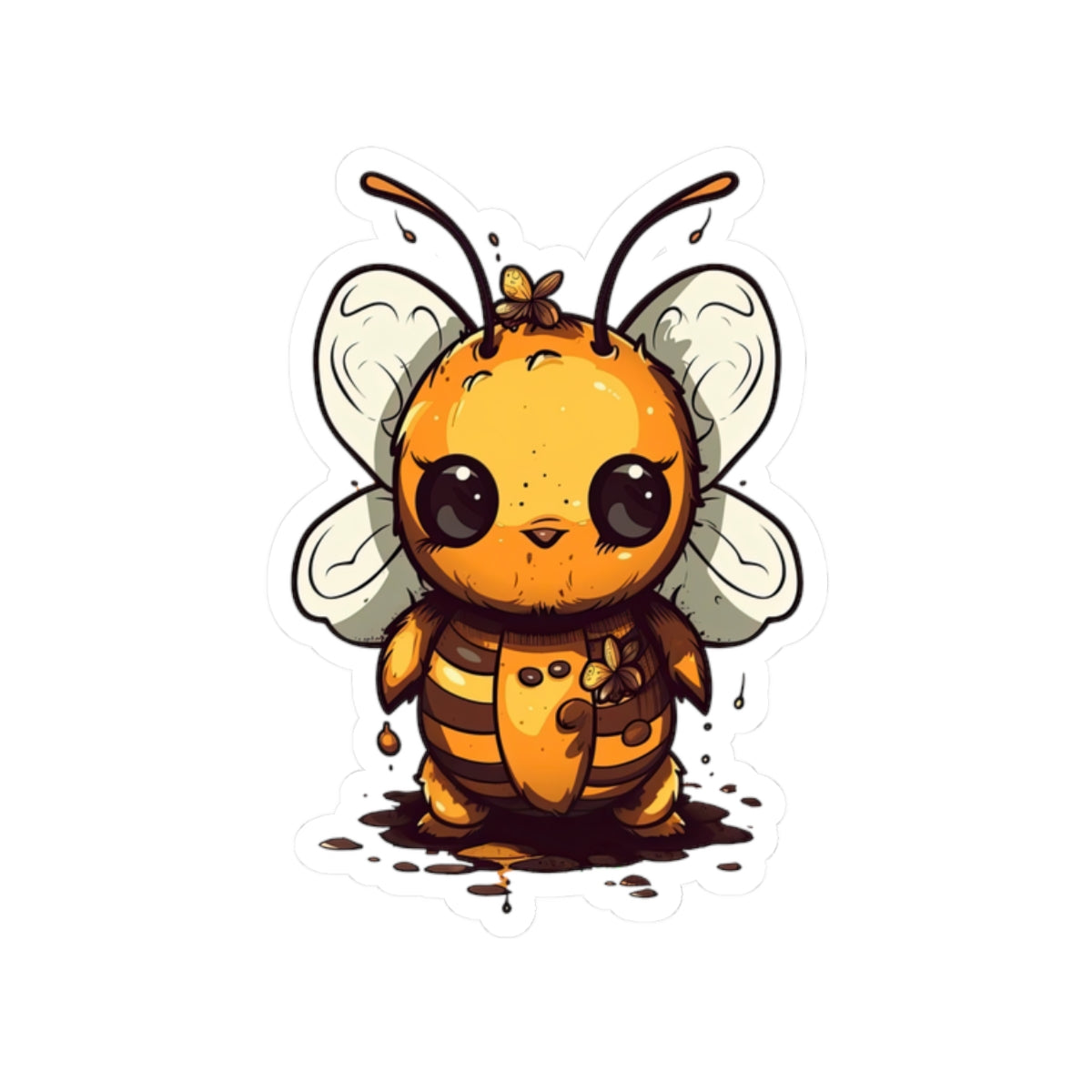 Bumble "Honey" Bee Kiss-Cut Stickers
