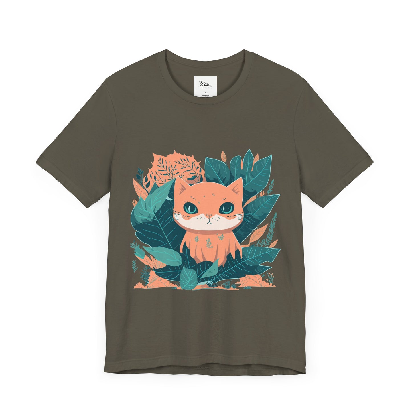 Autumn Cat Unisex Jersey Short Sleeve Tee