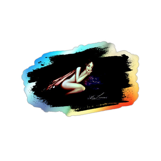 Monarch Faerie Holographic Die-cut Stickers