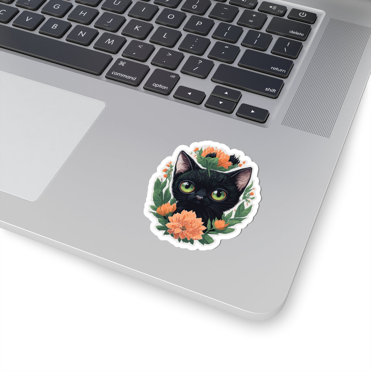Kitty Bloom Kiss-Cut Stickers