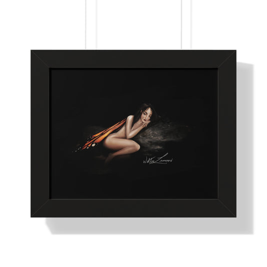 Monarch Faerie Framed Horizontal Poster