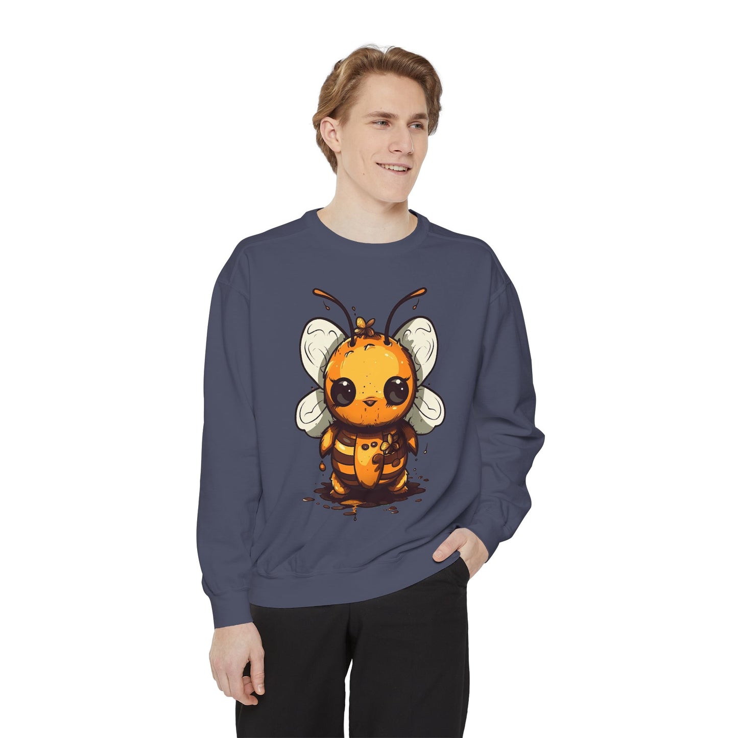 Bumble "Honey" Bee Unisex Garment-Dyed Sweatshirt