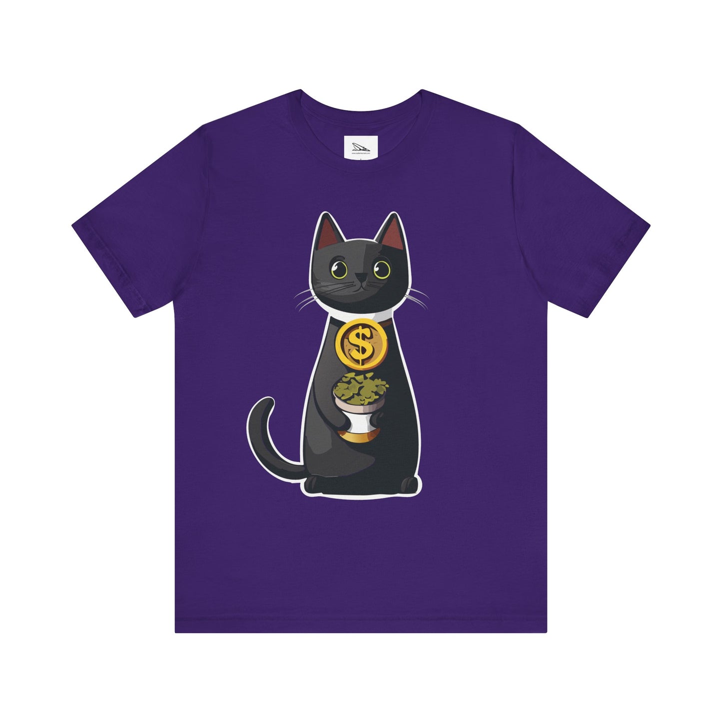 Black Cat Catnip Dealer Unisex Jersey Short Sleeve Tee