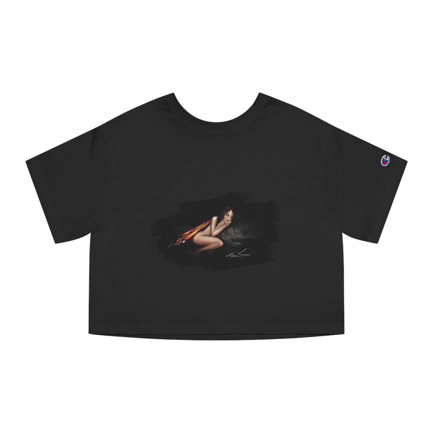 Monarch Faerie Champion Women's Heritage Cropped T-Shirt