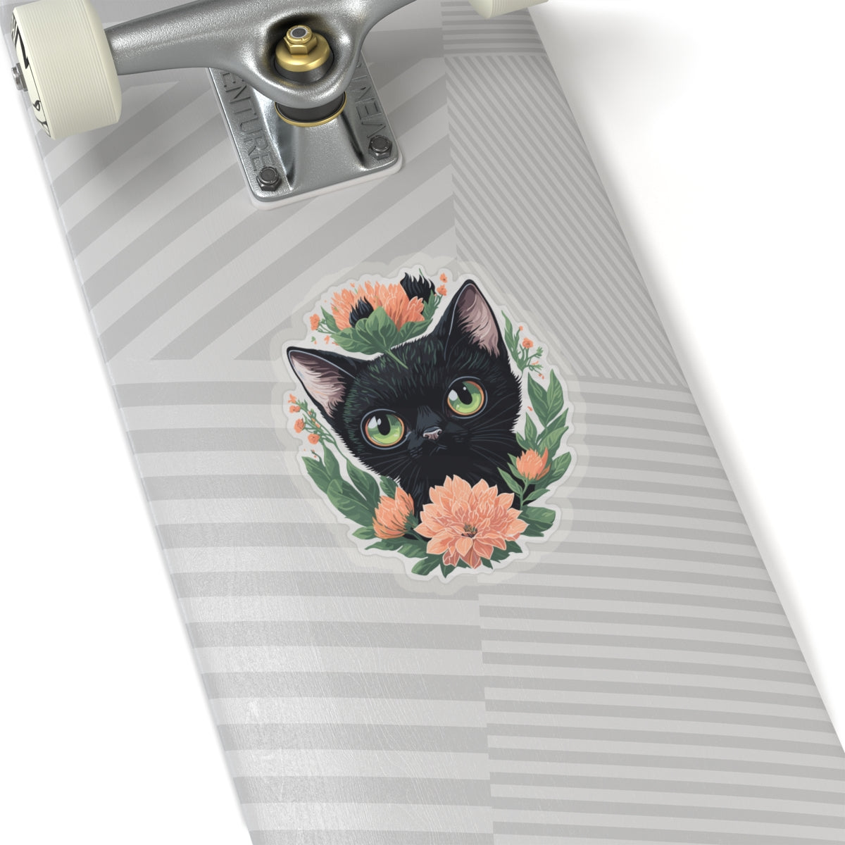 Kitty Bloom Kiss-Cut Stickers